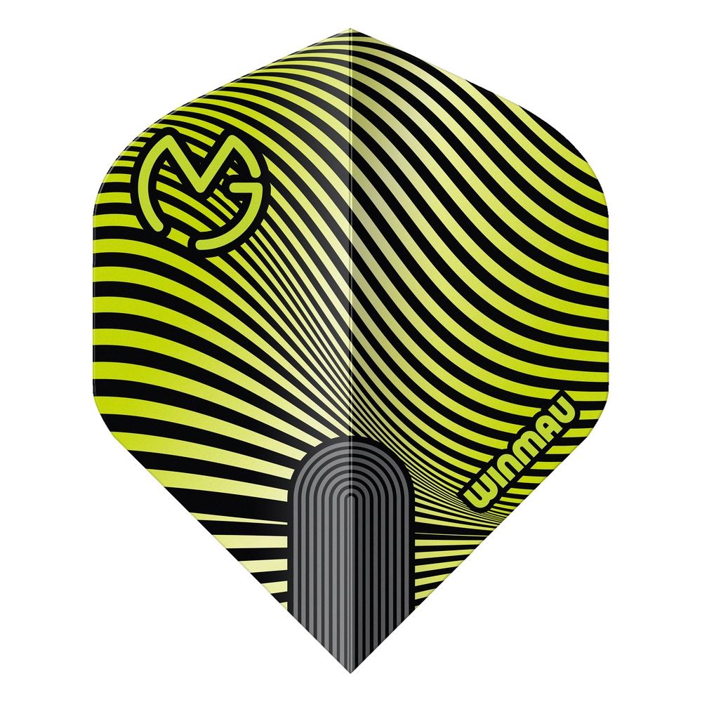 Pera za strelice Winmau Prism Delta MvG crno-zelena 817 - Slika 3