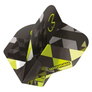 Pera za strelice Winmau Prism Delta MvG crno-zelena 820