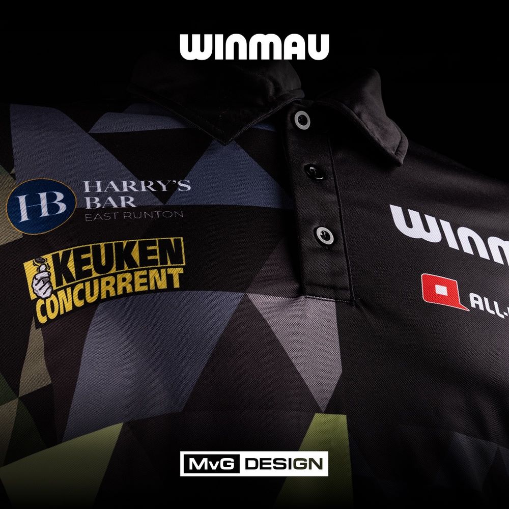 Majica Winmau MvG Fan Edition Polo 2026 veličina M - Slika 5