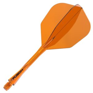Integrisana pera i tela Winmau Fusion providno narandžasta, No6 pero i medium telo