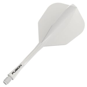 Integrisana pera i tela Winmau Fusion providno bela, No6 pero i medium telo