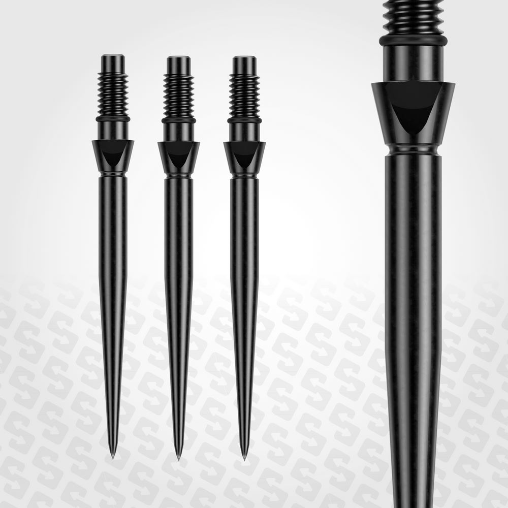 Vrhovi za strelice Winmau Switch Point Smooth crni 26mm - Slika 3