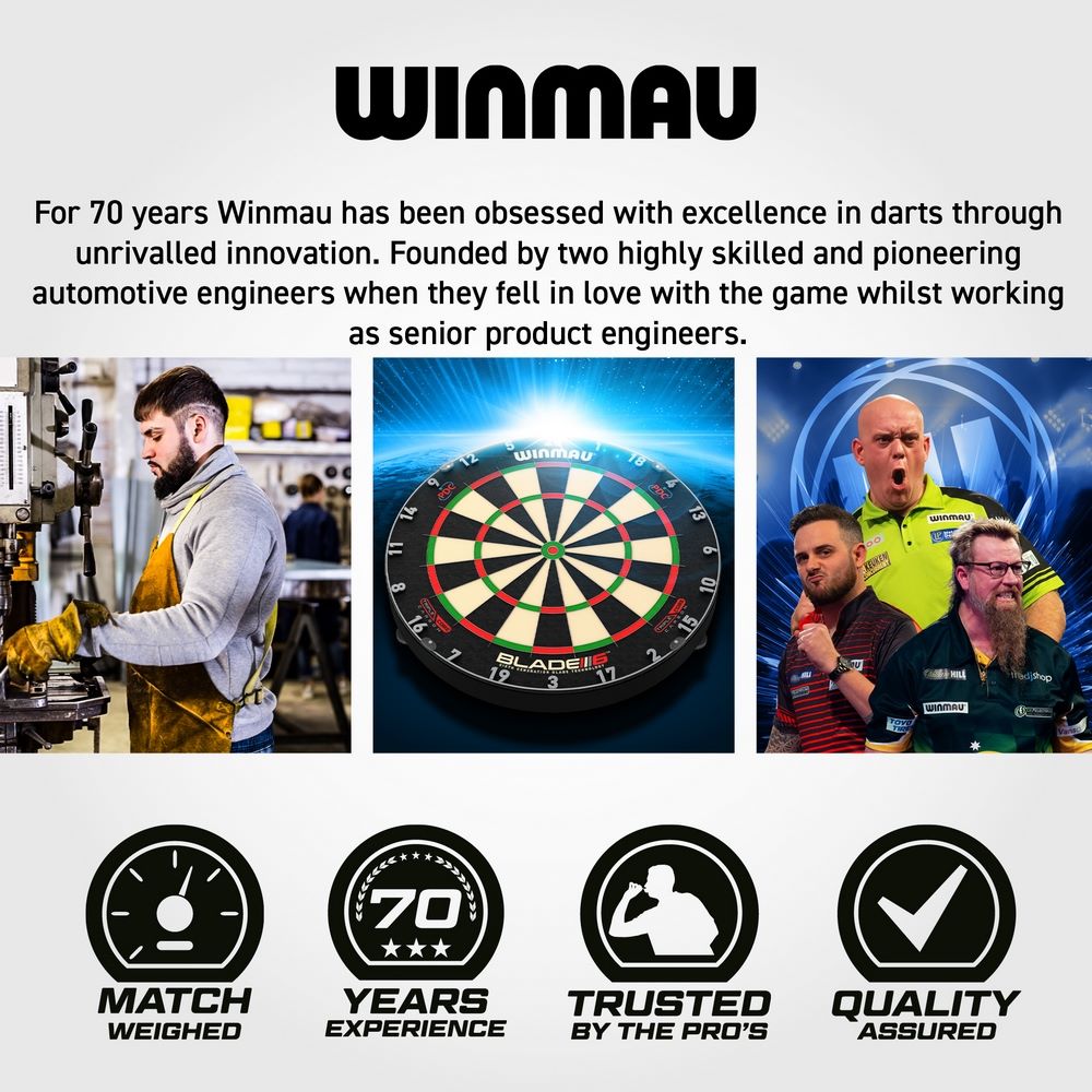 Vrhovi za strelice Winmau Switch Point Groove crni 26mm - Slika 7