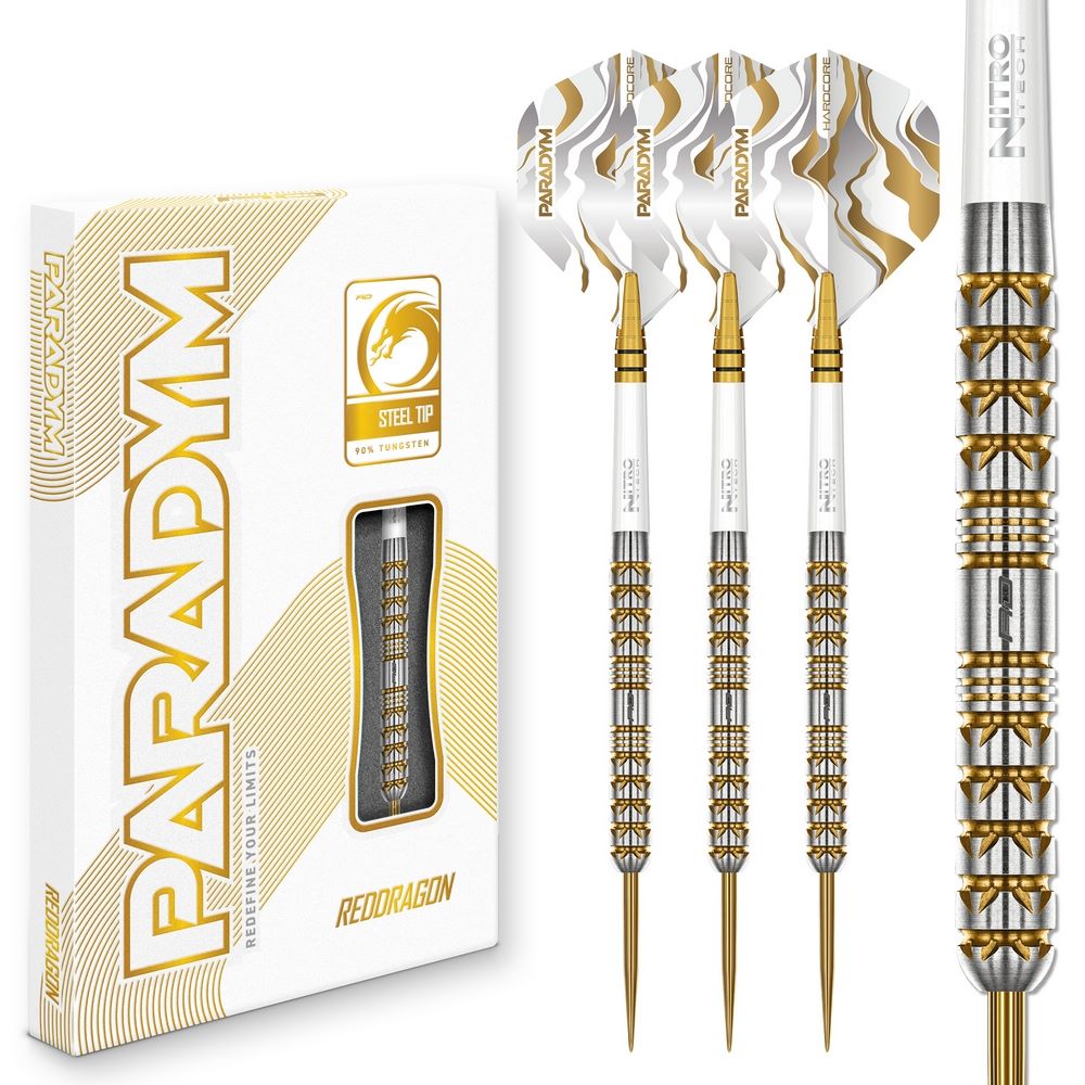 Set strelica steel Red Dragon Paradym Gold Parallel 22g 90% wolfram - Slika 3