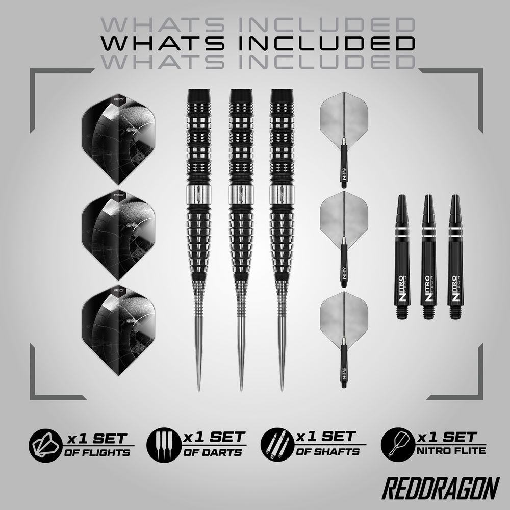 Set strelica steel Red Dragon Recon Tapered 23g 90% wolfram - Slika 5