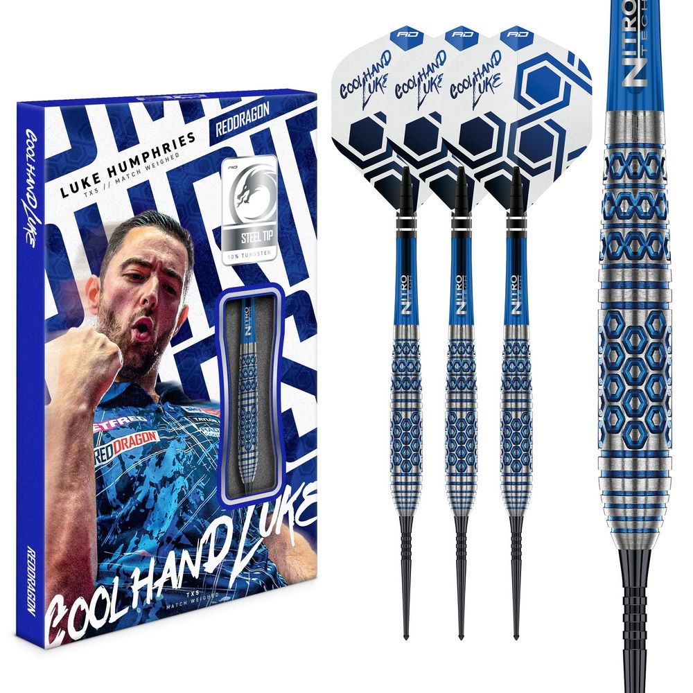 Set strelica steel Red Dragon Luke Humphries TX5 25g 90% wolfram - Slika 3