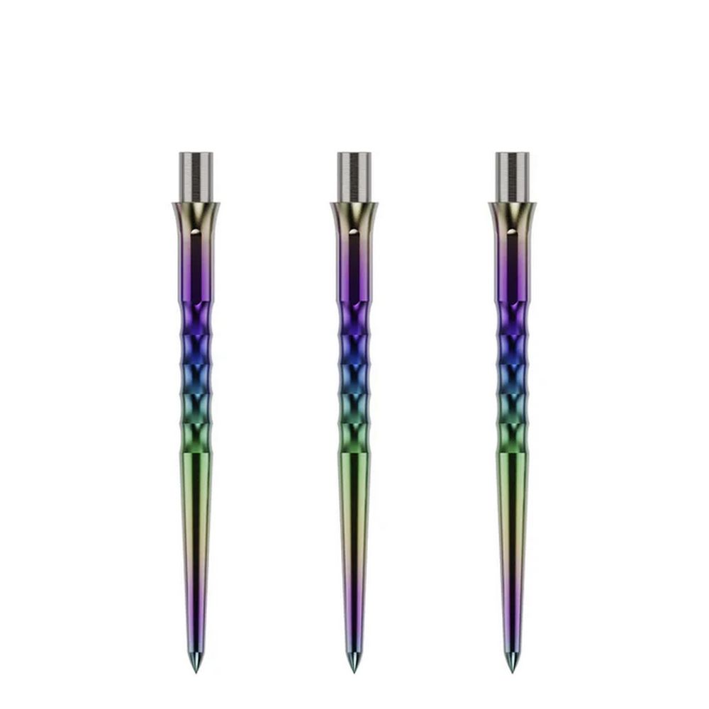 Metalni vrhovi za strelice Mission Caliburn EVO Ripple 32mm dugine boje