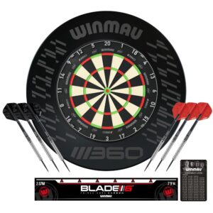 Kompletni pikado set Winmau, tabla Blade 360 , okvir, 2 seta strelica, linija i checkout karta