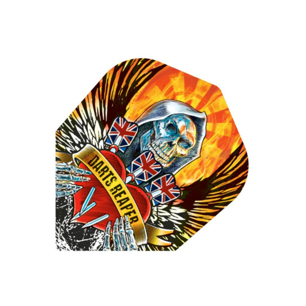 Harrows pera za strelice Quadro death metal