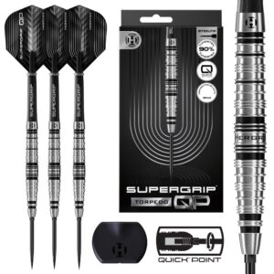 Set strelica steel Harrows Supergrip Torpedo 23g Quick Point 90% wolfram