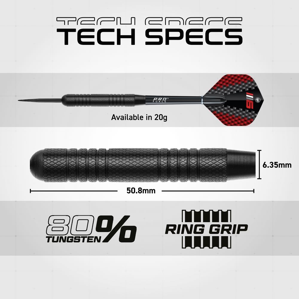 Kompletni pikado set Winmau tabla Blade 6,sivi okvir,2 seta strelica,linija i checkout karta - Slika 9