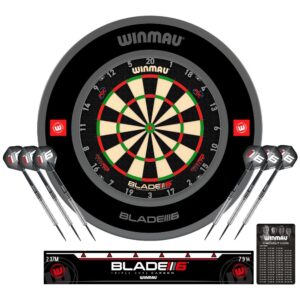 Kompletni pikado set Winmau, tabla Blade 6 Triple Core, okvir, 2 seta strelica, linija
