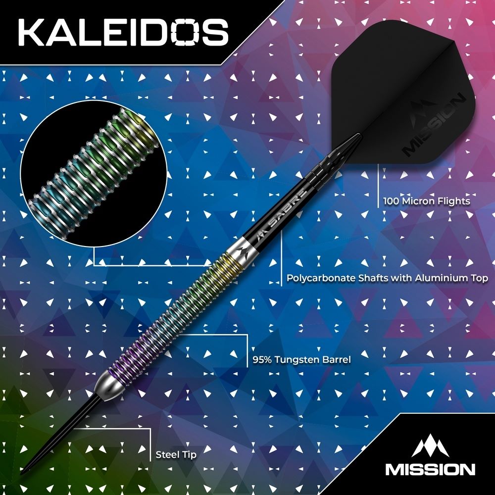 Set strelica steel Mission Kaleidos 23g 95% wolfram - Slika 4