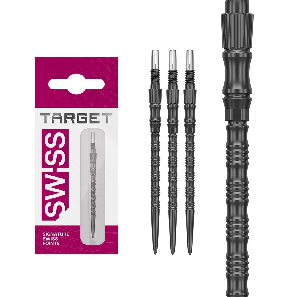 Vrhovi za strelice TARGET Swiss Point TRB crni 42mm