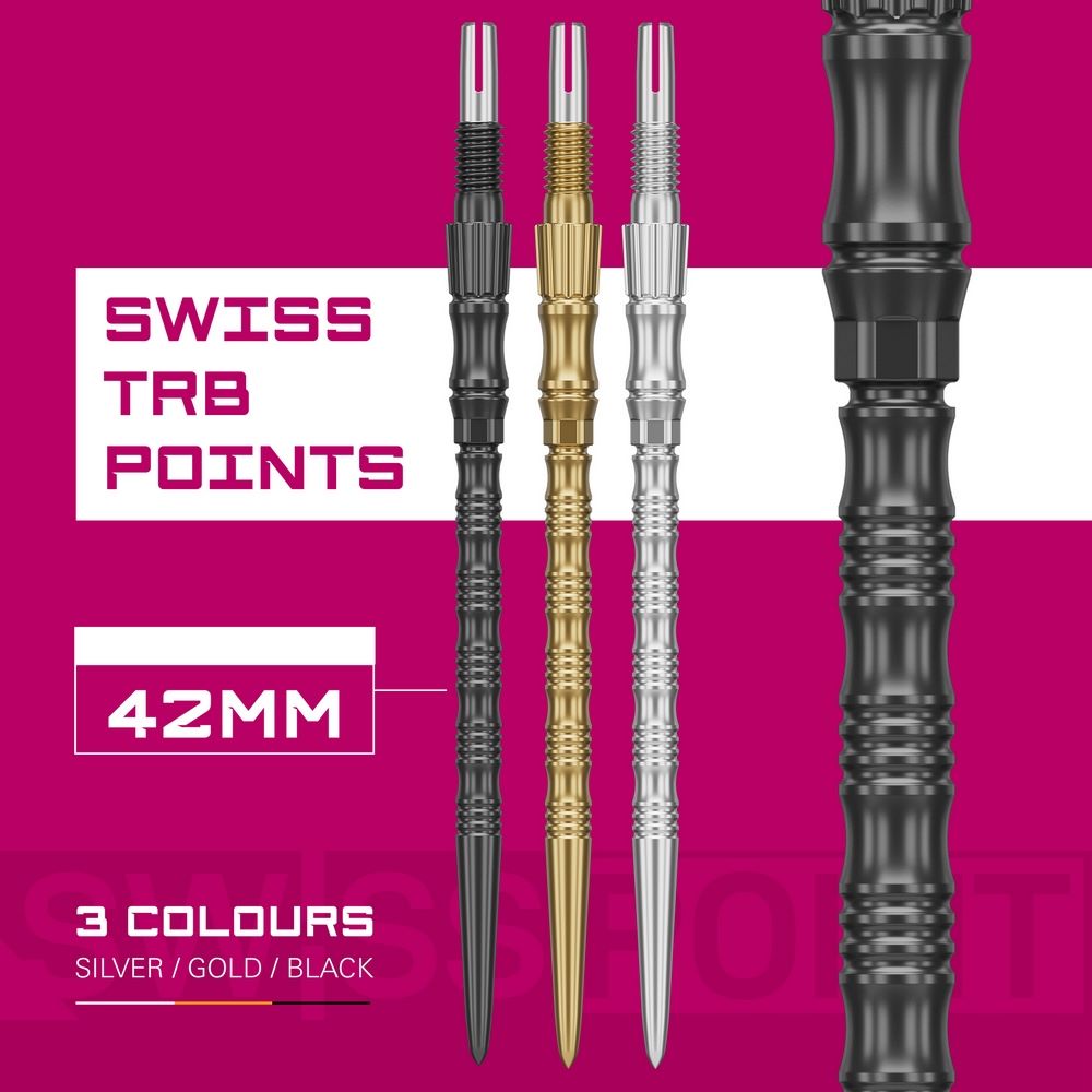 Vrhovi za strelice TARGET Swiss Point TRB crni 42mm - Slika 5