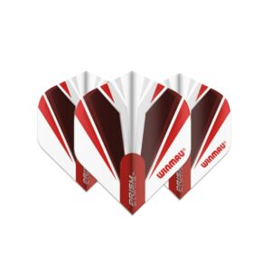 Pikado pera Winmau PRISM ALPHA standard belo/crvena