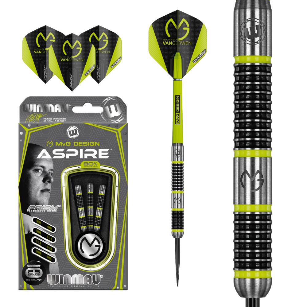 Set strelica Winmau steel MvG Aspire 25g, 80% wolfram - Slika 2
