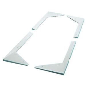Garlando set uglova za 115 cm stakla na stolu