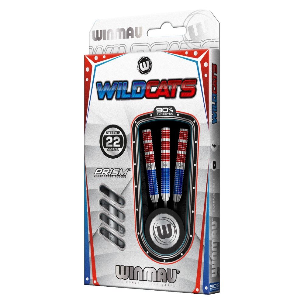 Set strelica Winmau steel Wildcats 22g, 90% wolfram - Slika 3