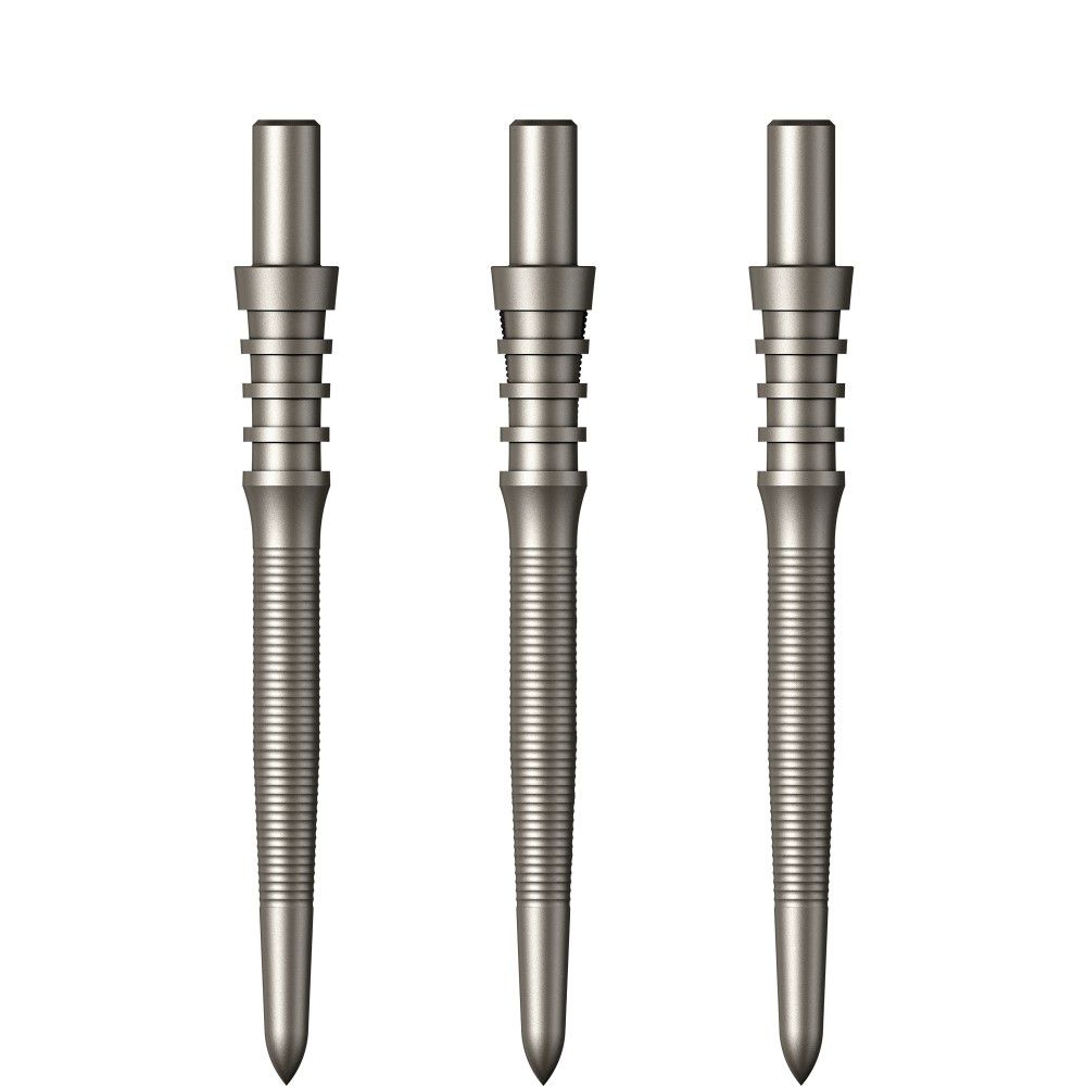 Vrhovi za strelice Mission Sniper Micro grip 28mm, srebrni