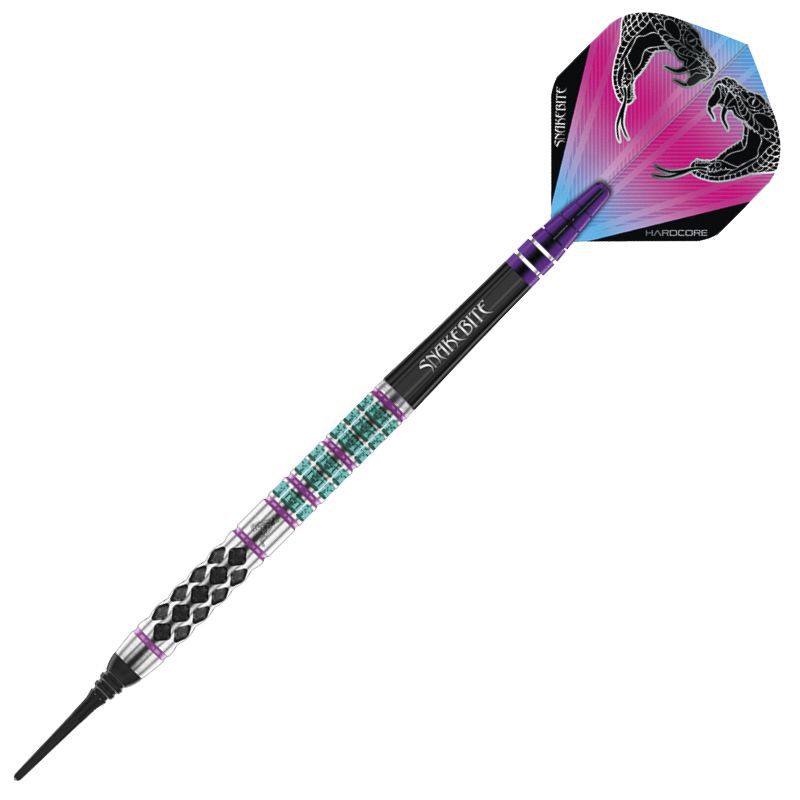 Pikado strelice Red Dragon soft Peter Wright Snakebite Supa-Venom 20g, 90% wolfram