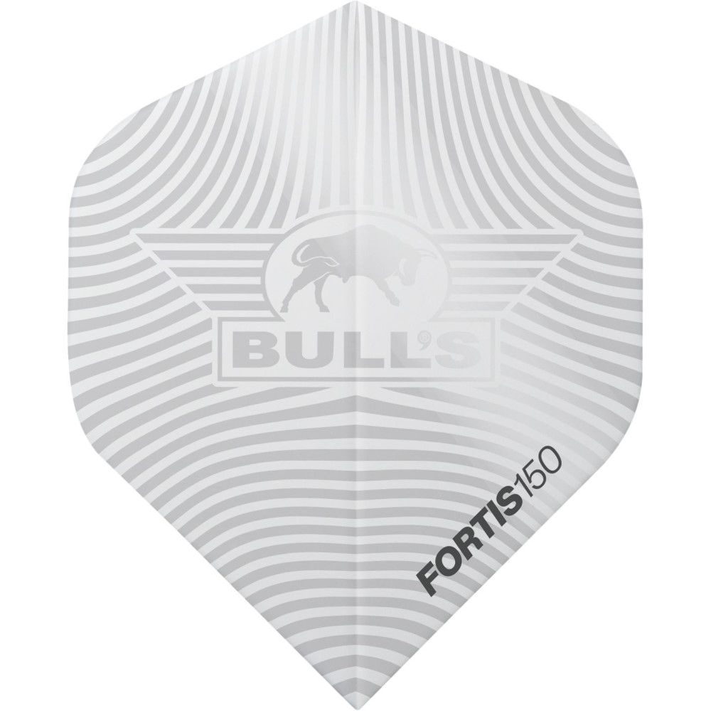 Pera za strelice Bull's Fortis standardna, bela, 150 mikrona