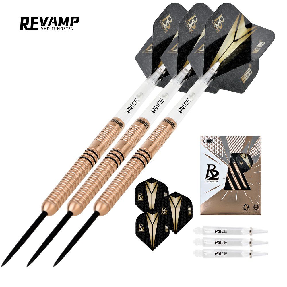 Set strelica One80 steel R2 Interchange Re-vamp 22g, 90% wolfram