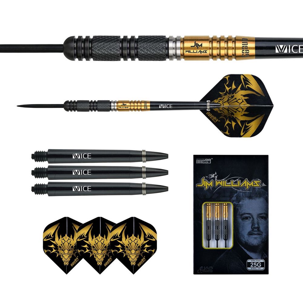 Set strelica One80 steel Jim Williams Signature VHD 23g, 90% wolfram - Slika 3