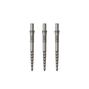 Vrhovi za strelice steel Mission Sniper Lunar FS 28mm srebrni