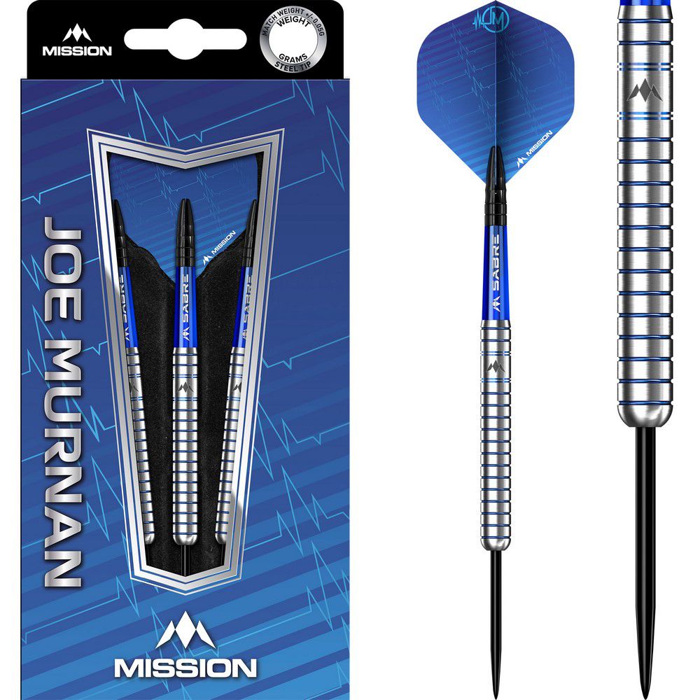 Set strelica Mission steel Joe Murnan Electro Blue 22g, 90% wolfram - Slika 2