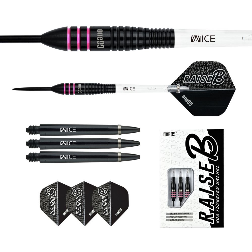 Set strelica One80 steel Raise B-PI, 21g, 80% wolfram - Slika 3
