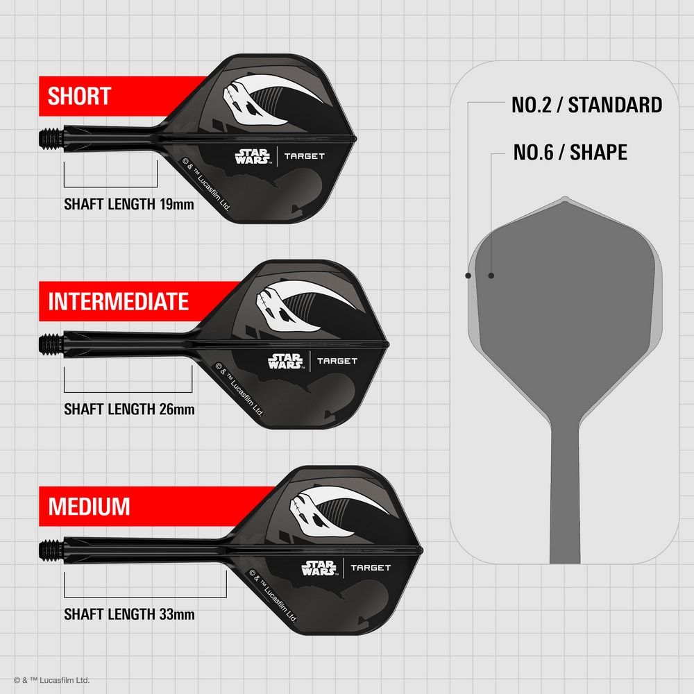 STAR WARS TARGET K-Flex Mandalorian integrisana No2 pera i short tela za strelice multi-pack - Slika 3