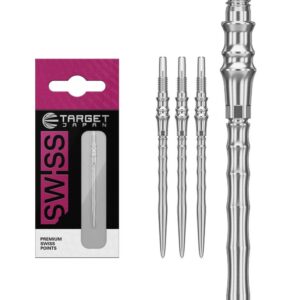 Vrhovi za strelice Target Japan Premium Swiss Point srebrni 40mm