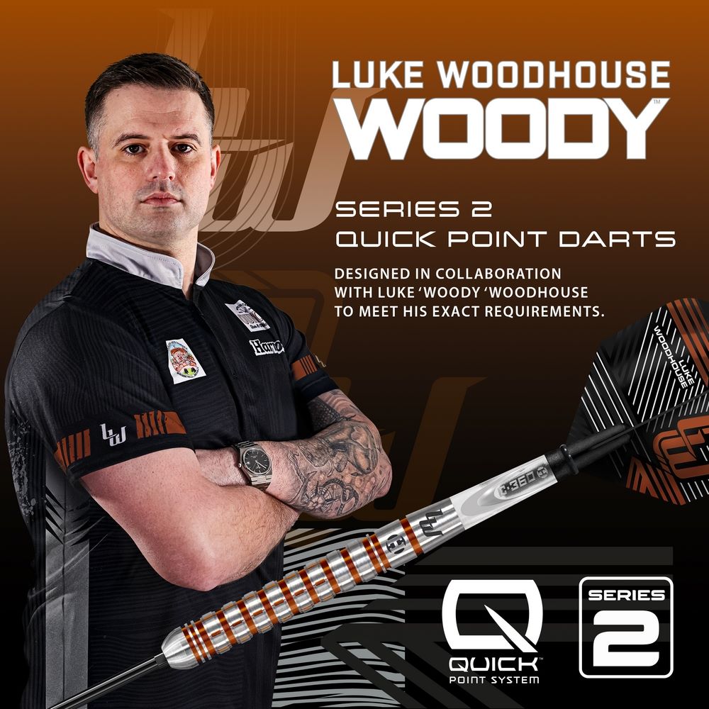Set strelica steel Harrows Luke Woodhouse Series 2 21g QP 90% wolfram - Slika 5