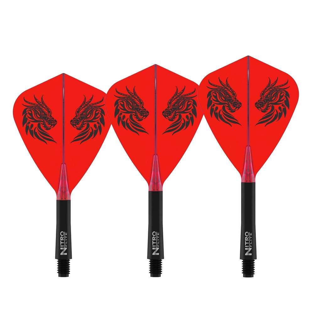 Integrisana pera i tela Red Dragon Nitro Flite Jonny Clayton, Kite pera i short tela - Slika 4