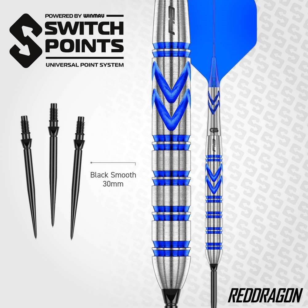 Set strelica steel Red Dragon Gerwyn Price Gezzy Blue 24g SP 90% wolfram - Slika 6