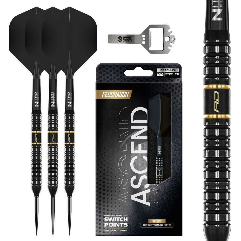 Set strelica steel Red Dragon Ascend Parallel 22g SP 90% wolfram - Slika 2