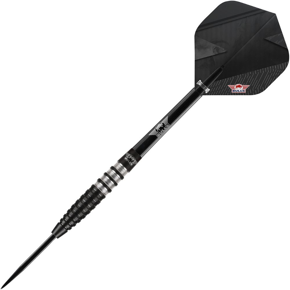 Set strelica steel Bull's Lightning Black 21g, 80% wolfram