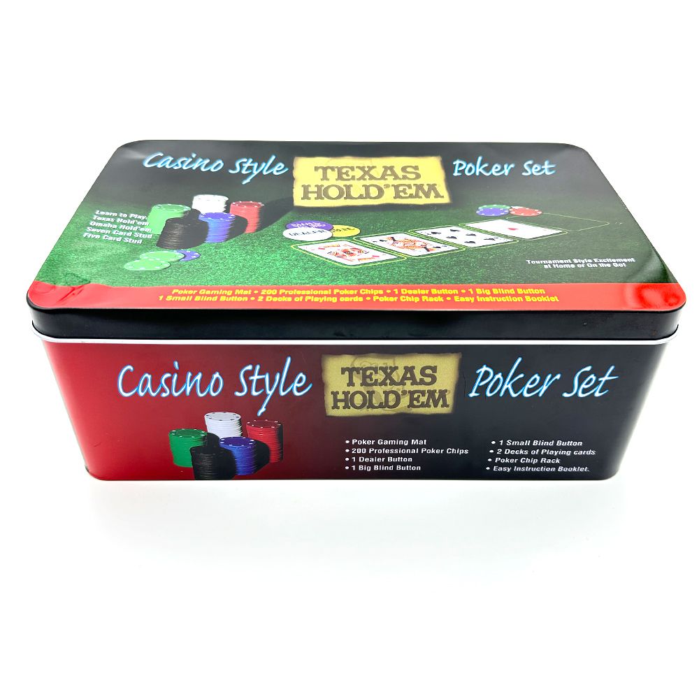 Set za poker Casino Style Texas Hold'Em 200 kom.