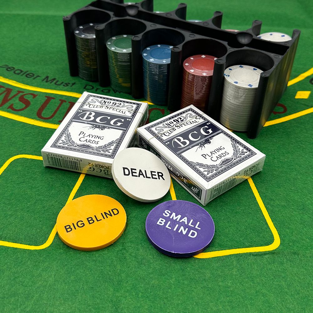 Set za poker Casino Style Texas Hold'Em 200 kom. - Slika 3