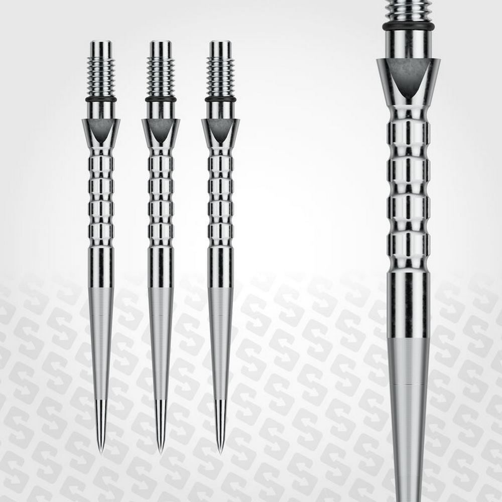 Vrhovi za strelice Winmau Switch Point Chain srebrni 40mm - Slika 2