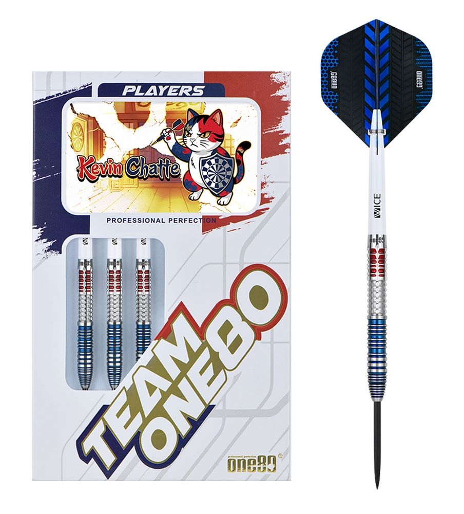 Set strelica steel One80 Kevin Chatte, 22g 90% wolfram - Slika 4