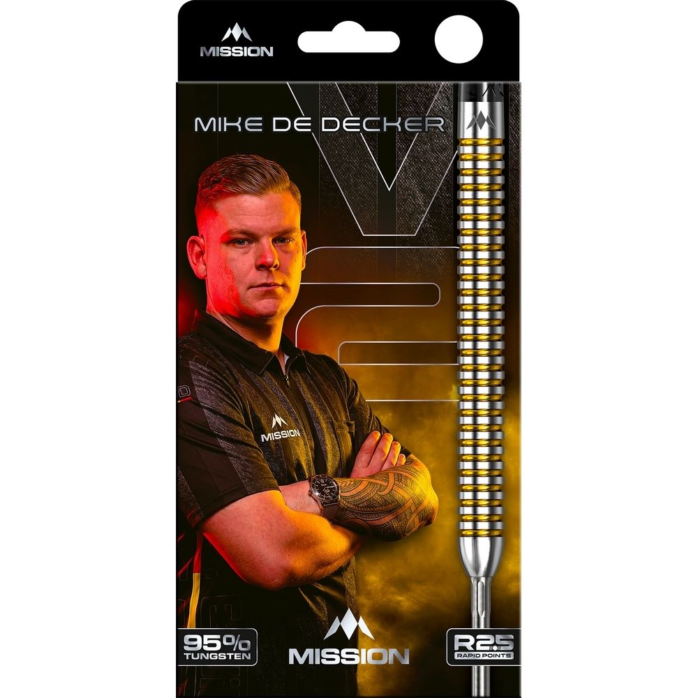Set strelica steel Mission R2.5 Rapid Points Mike De Decker, 22g 95% wolfram - Slika 4
