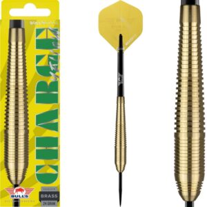 Set strelica steel Bull’s Charge žuta, 24g brass