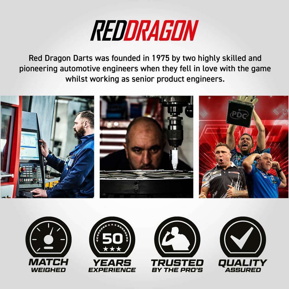 Set strelica steel Red Dragon Gerwyn Price 21g, brass - Slika 6