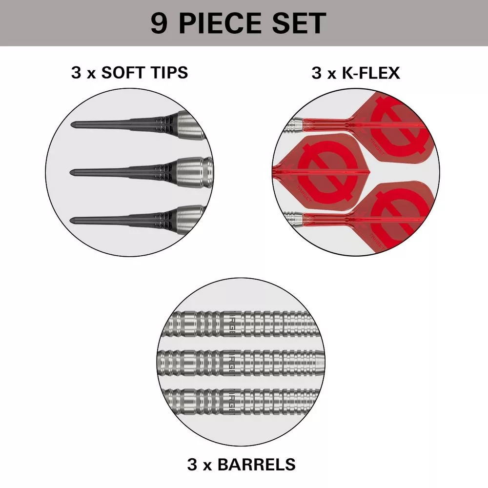 Set strelica soft Target Group O 12, 18g 50% wolfram - Slika 5