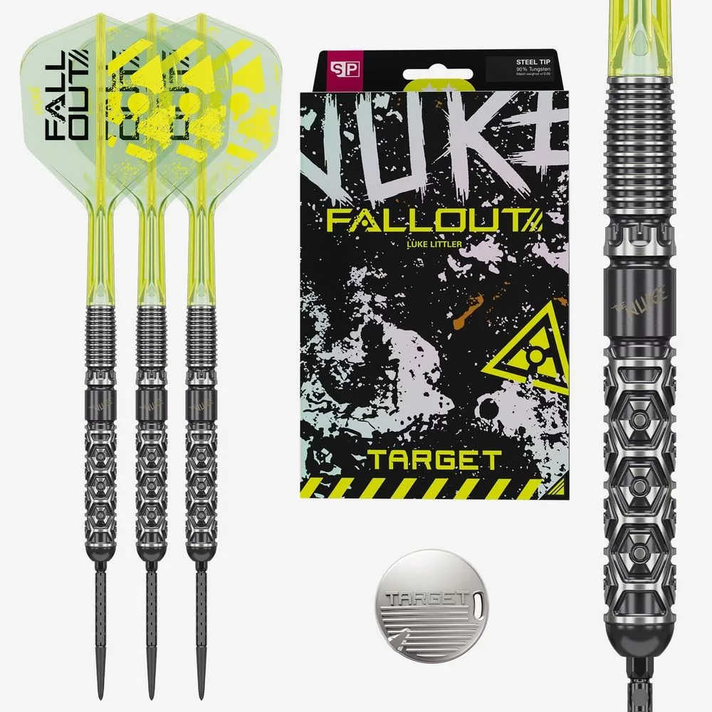 Set strelica steel SP Target Luke Littler Fallout, 24g 90% wolfram - Slika 2