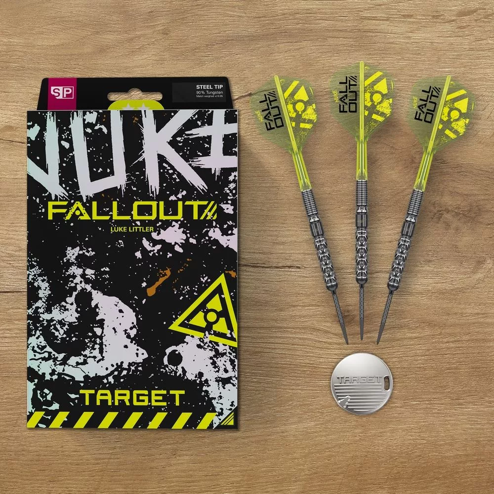 Set strelica steel SP Target Luke Littler Fallout, 24g 90% wolfram - Slika 7