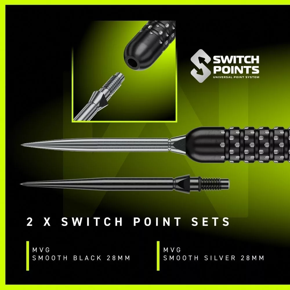 Set strelica steel Winmau MvG W MAX, 22g 90% wolfram - Slika 6