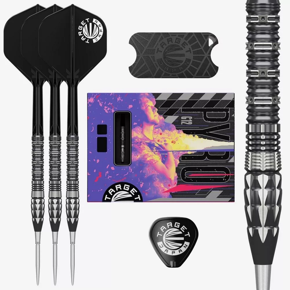 Set strelica steel TARGET JAPAN Mitsumasa Hoshino Pyro G12, 25g 90% wolfram